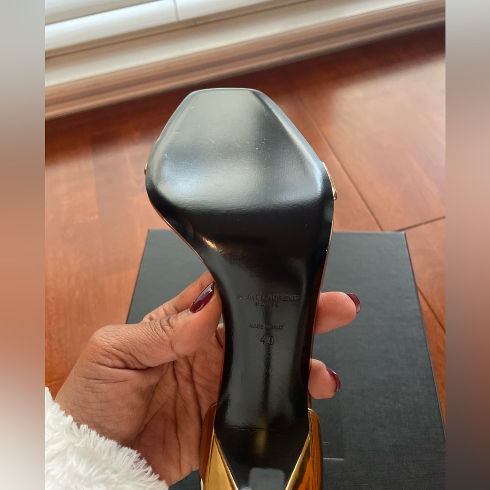 Brand New! Never worn. Size 40 Saint Laurent sandals. - Picture 2 of 5